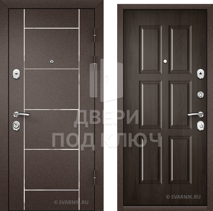 Входная вторая дверь в квартиру ДПК-2245